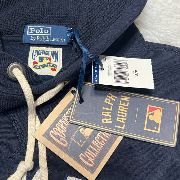 POLO RALPH LAUREN NEW YORK YANKEES HOODIE SIZE SMALL - Picture 4 of 5